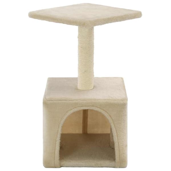 Klösträd med sisalpelare 55 cm beige