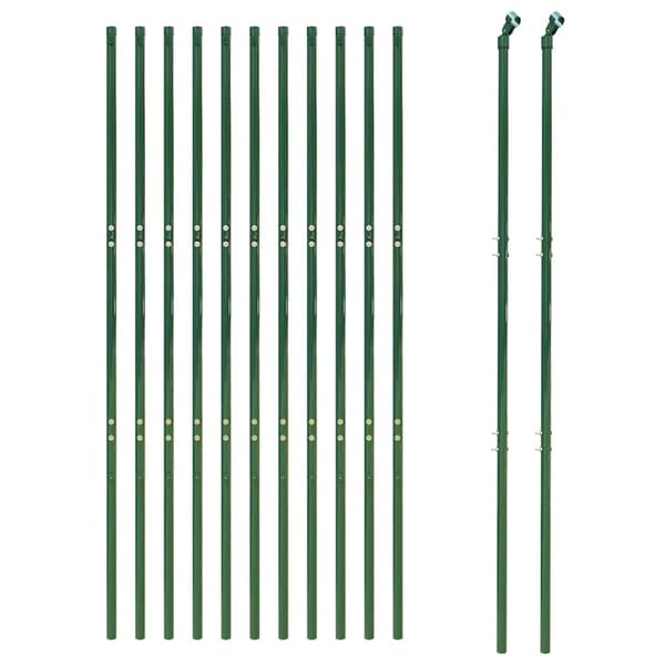 Stängsel grön 2,2x25 m galvaniserat stål