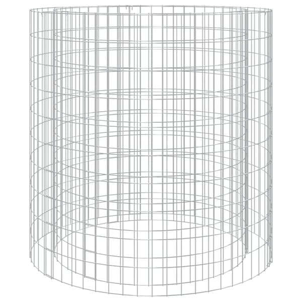 Gabion för eldstad Ø 100 cm galvaniserat järn