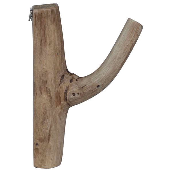 Krok Brun 4 x 4 x 14 cm Solid återvunnen trä