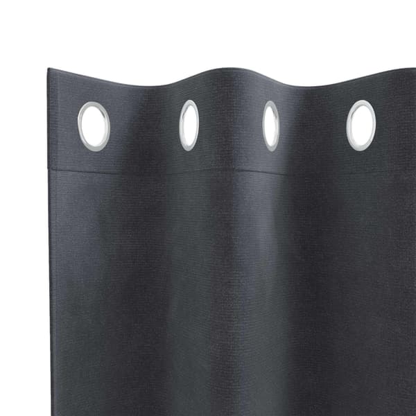 Mörkläggningsgardiner 2 st Ljusgrå 140 x 225 cm Sammet