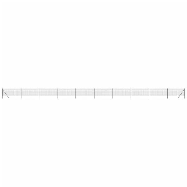 Stängsel antracit 0,8x25 m galvaniserat stål