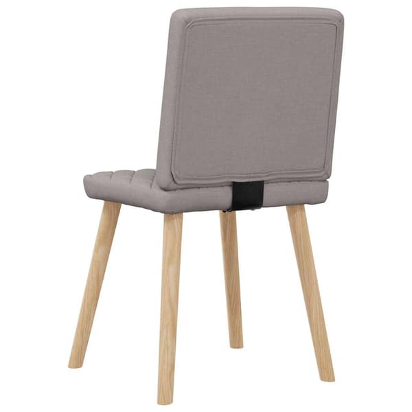 Snurrbara matstolar 6 st taupe tyg