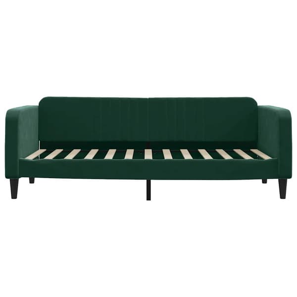 Dagbädd mörkgrön 100x200 cm sammet