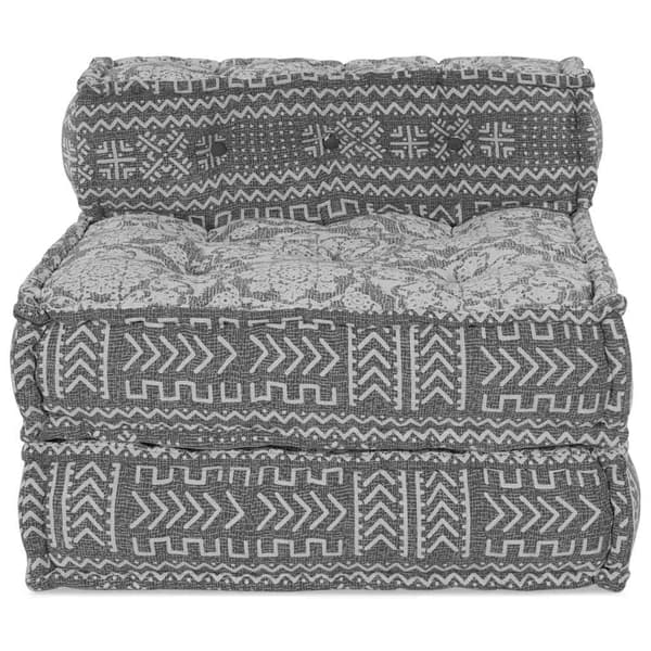 Modulsofa enhet Tyg Ljusgrå 70 x 70 x 56 cm