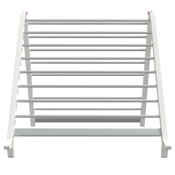 Torkställ för badkar utfällbart 53-90 cm aluminium