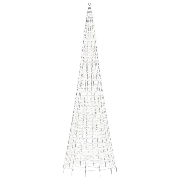 LED julgran 1534 LEDs kallvit 500 cm