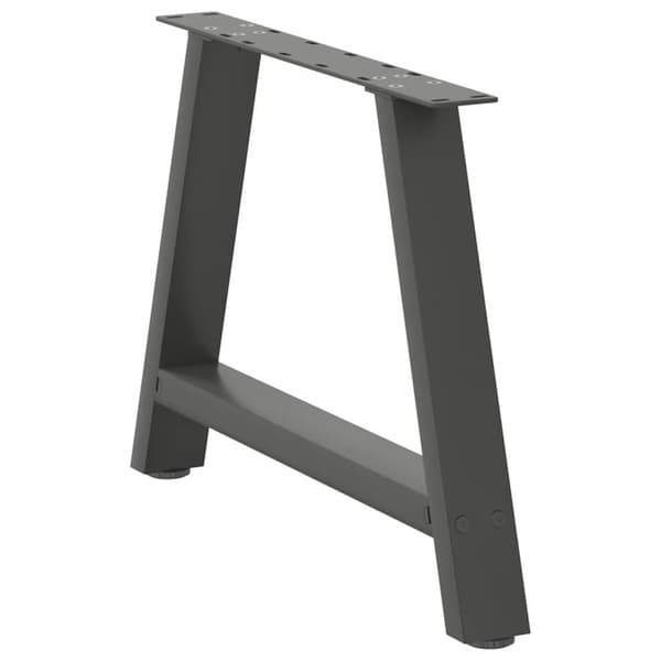 Soffbordsben A-formade 2 st antracit 60x(42-43) cm stål