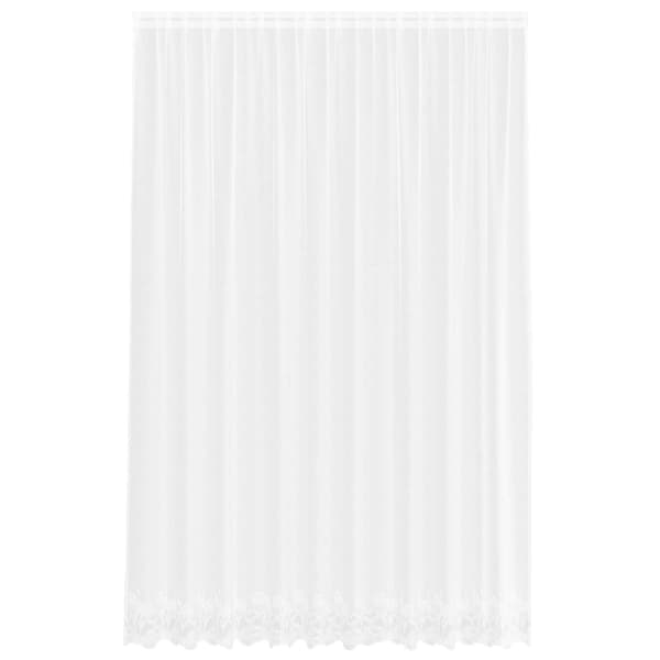 Spetsgardin Vit 300 x 300 cm Polyester