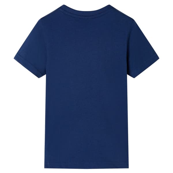 T-shirt för barn mörkblå 116
