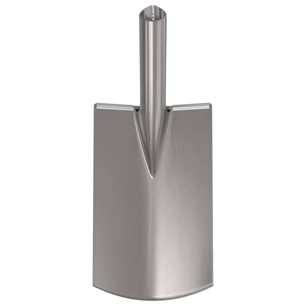 Skyffelhuvud Silver 43 x 17 cm Pulverlackerat stål