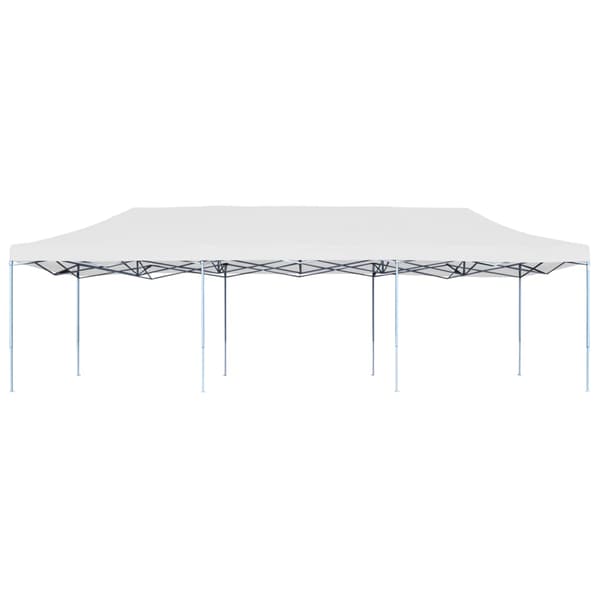 Pop-Up hopfällbart partytält 3x9 m vit