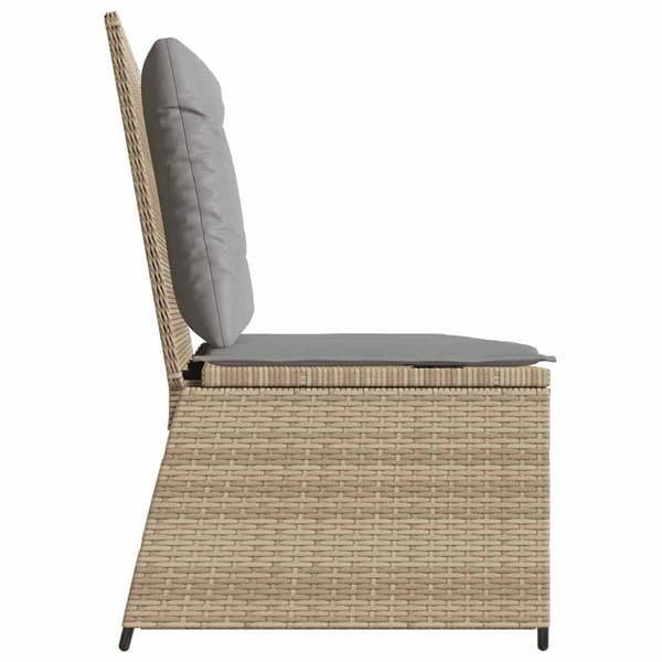 Trädgårdsbänk Beige konstrotting