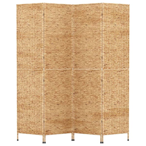 Rumsavdelare 4 paneler 163x180 cm vattenhyacint