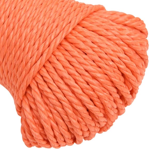 Rep orange 6 mm 100 m polypropylen