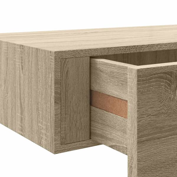 Väggmonterad låda ek 40x23,5x10 cm MDF