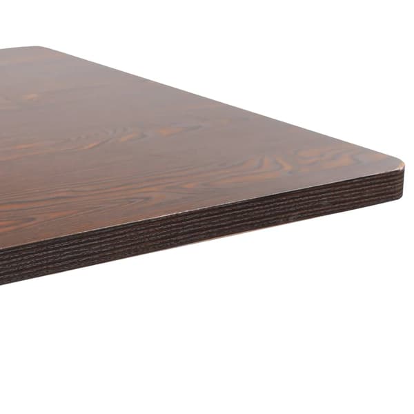 Bistrobord mörkbrun 80X80 cm MDF