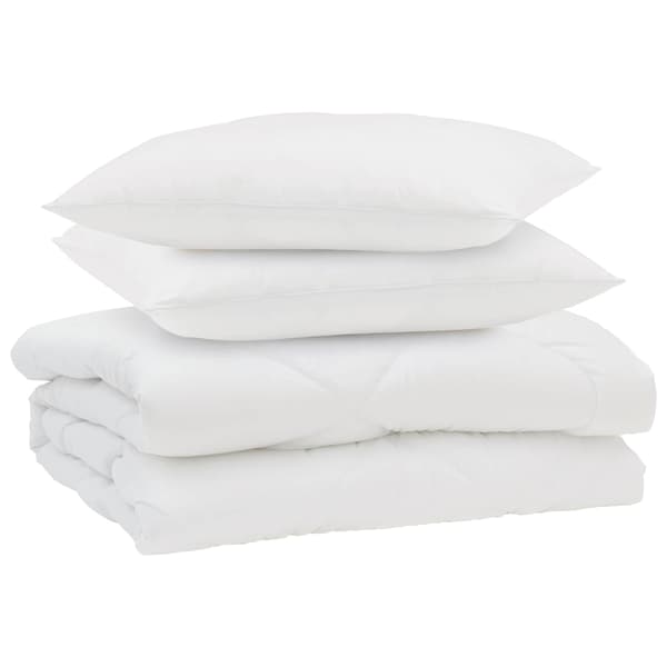 Sommar Duvet med kudde 3 pcs Vit Mikrofiber