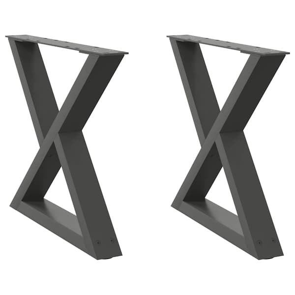 Soffbordsben 2 st antracit 60x(42-43,3) cm stål