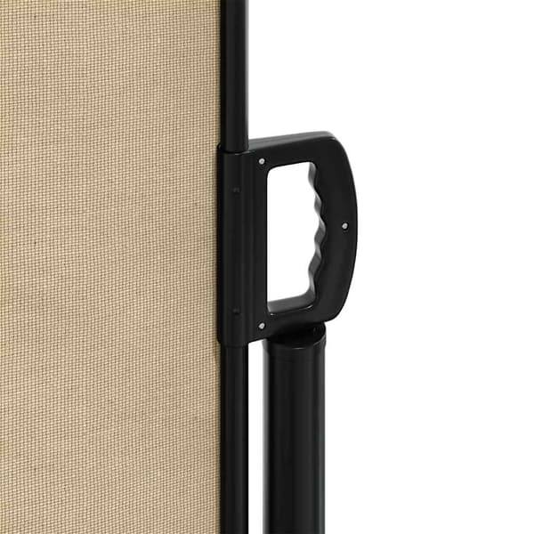 Infällbar sidomarkis beige 120x1200 cm