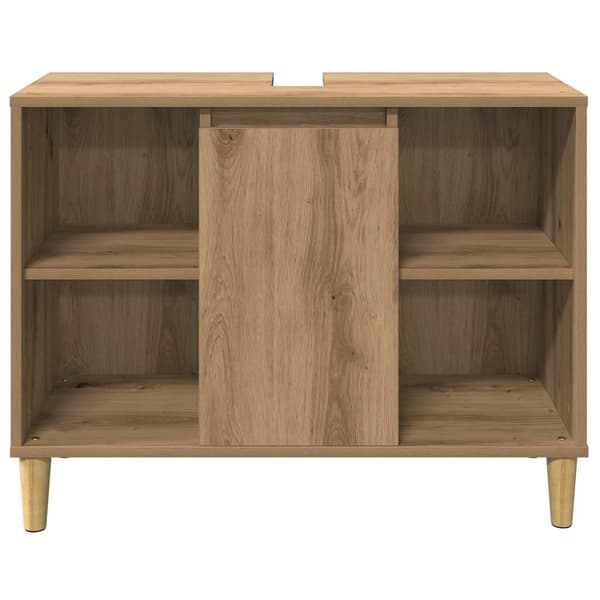 Badrumsskåp ek 80x33x60 cm konstruerat trä