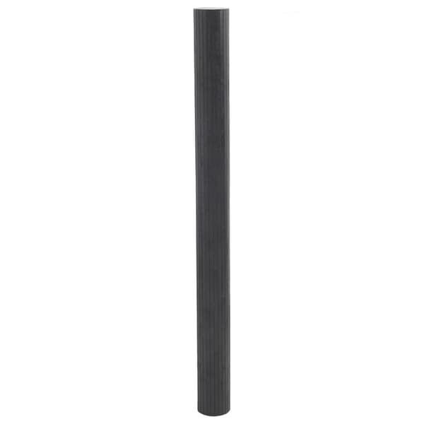 Rumsavdelare grå bredd 600 cm höjd 165 cm bambu