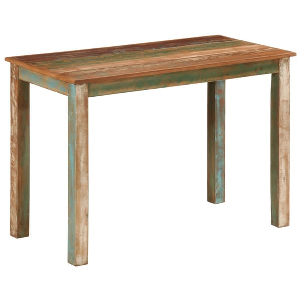 Matbord 110x55x76 cm massivt återvunnet trä