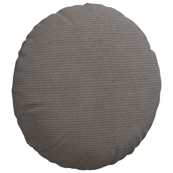 Sittkuddar 2 pcs Ljusgrå Ø 40 cm Kordread tyg