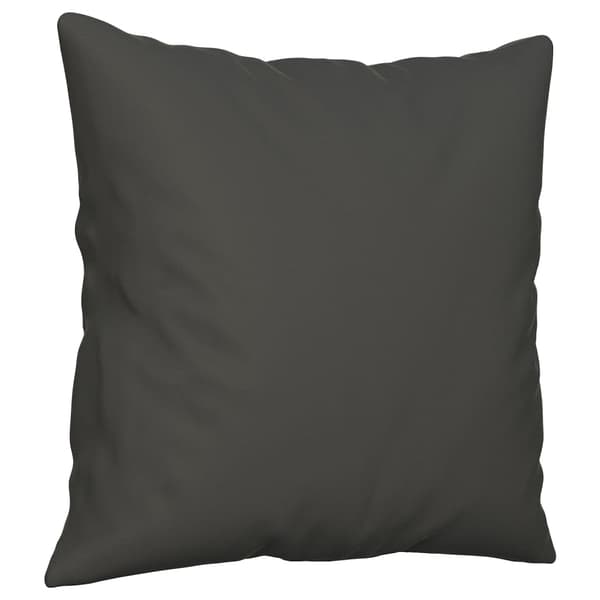 Prydnadskuddar 2 st mörkgrå 40x40 cm mikrofibertyg
