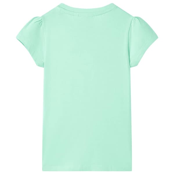 T-shirt för barn stark grön 116