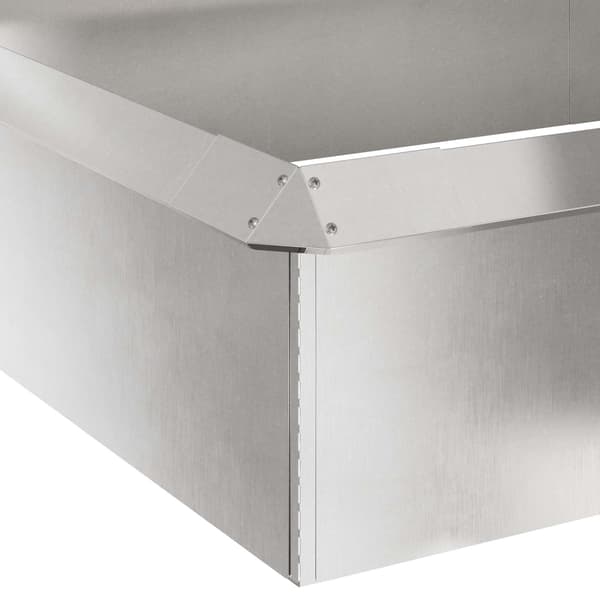 Snigelstaket 16 pcs 100 x 3,5 x 25 cm Rostfritt stål Silver
