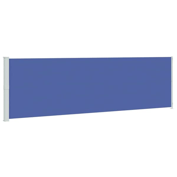 Infällbar sidomarkis 180x600 cm blå
