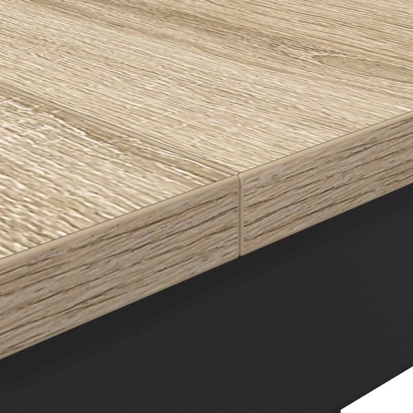 Matbord 140 x 80 x 75 cm METALL Rektangulär