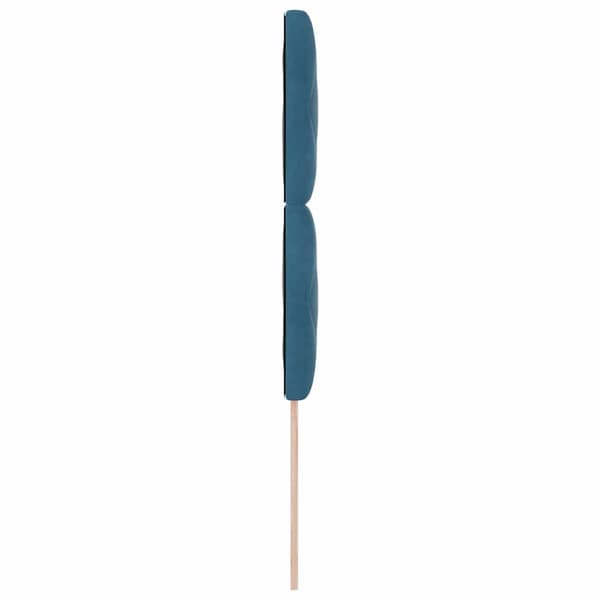 Huvudgavel Mörkblå 100 cm Sammet