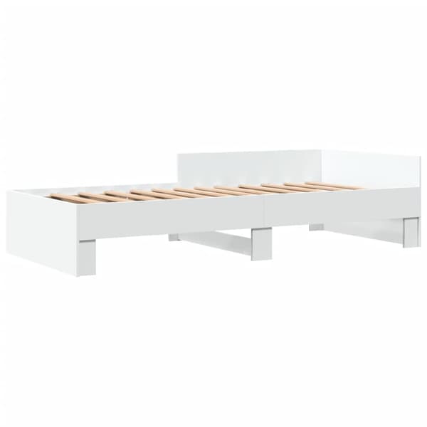 VidaXL Sängram vit 75x190 cm konstruerat trä