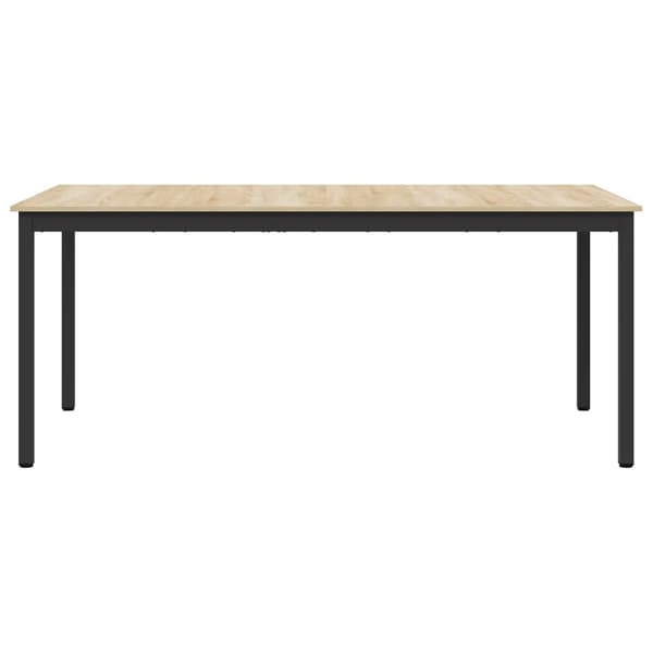Matbord 180 x 90 x 75 cm Konstruerat trä Rektangulär
