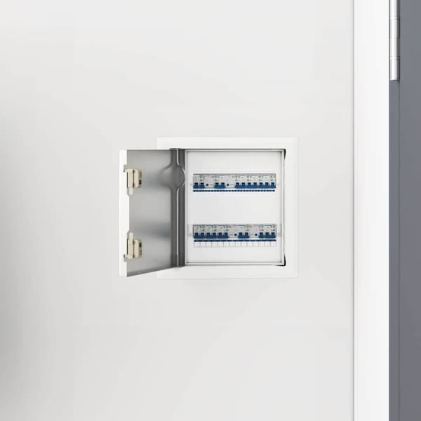 Åtkomstpanel 2 pcs Vit 23 x 23 x 3 cm Stål