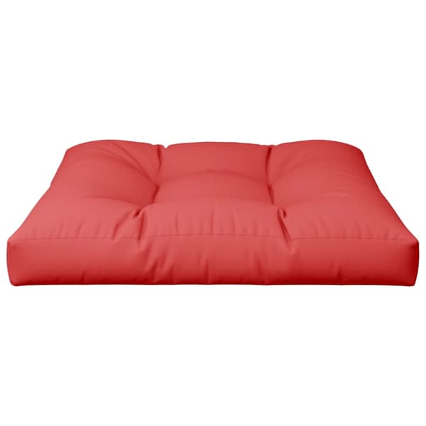 Palldyna röd 70x70x12 cm tyg