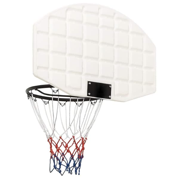 Basketplatta vit 71x45x2 cm polyeten