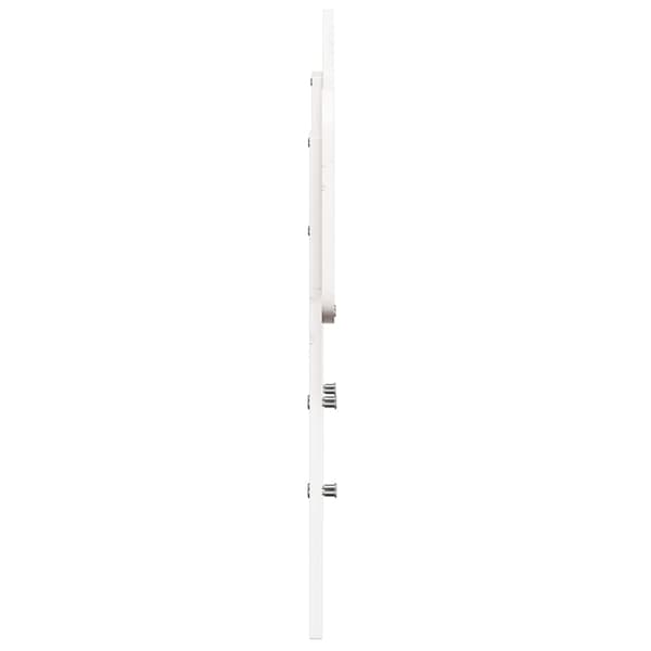 Sänggavel vit 75 cm massiv furu