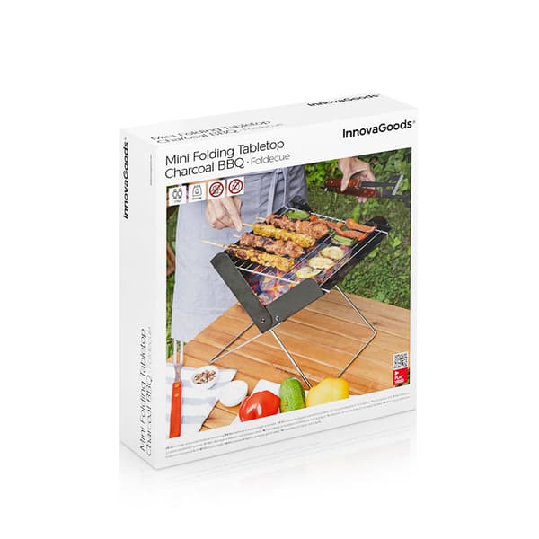 Mini Bærbar Folding Charcoal Grill Foldecue InnovaGoods