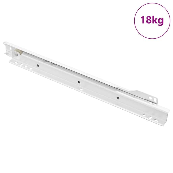 Lådräls 73 pcs Vit Stål