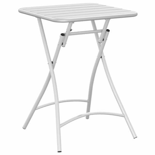 Bistrobord Vit 55 x 55 x 72,5 cm Pulverlackerad stål