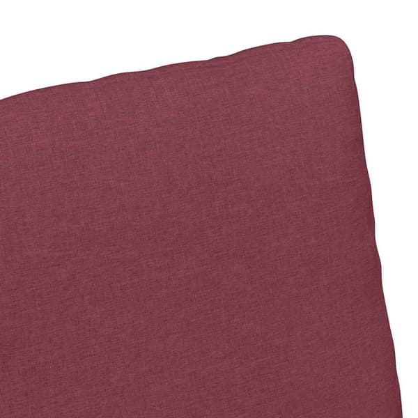 Matstolar 2 pcs Vinröd 57 x 67 x 98 cm tyg