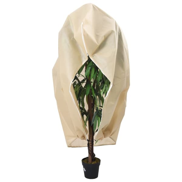 Fiberdukar med blixtlås 4 st 70 g/m² 1,55x1,55 m