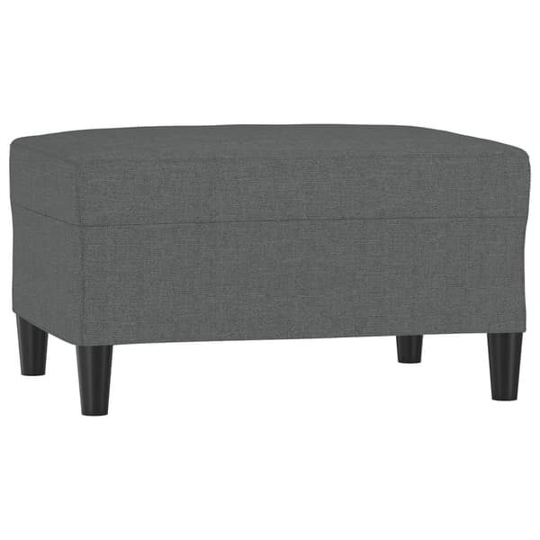 Fotpall mörkgrå 70x55x41 cm tyg