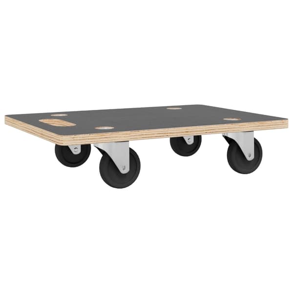 Transportplattor 2 st rektangulär 80x55x11,5 cm 250 kg
