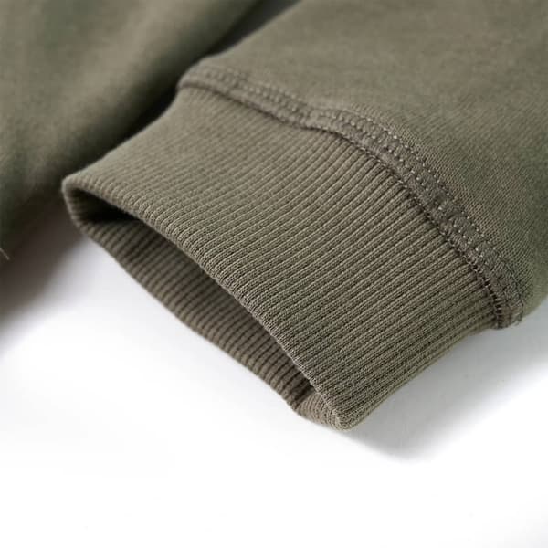 Tröja med huva för barn khaki 104