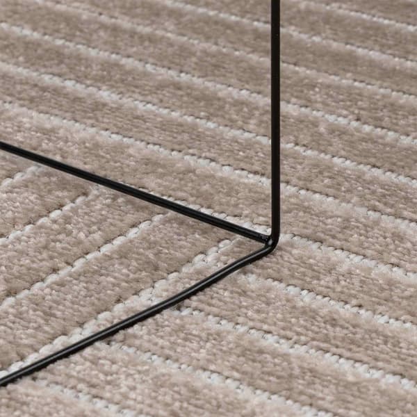 Områdesmattor Rektangulär PALMERAS Beige 340 x 240 cm Polyester