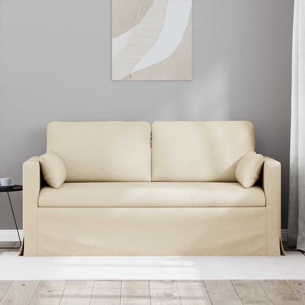 Soffa Kräm 158 x 78 x 80 cm tyg